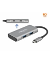 DeLOCK external USB 3.2 hub grey - USB3.2> 2 x USB Type-A + 2 x USB Type-C - nr 5