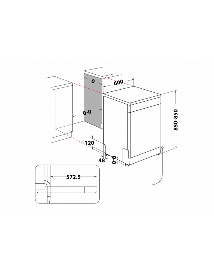 whirlpool Zmywarka W2FHD624 główny