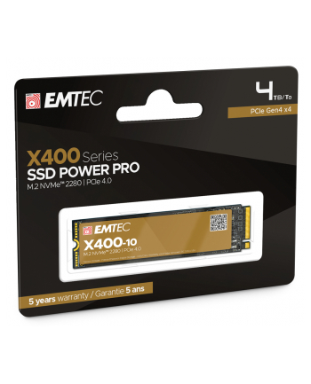 Emtec X400-10 SSD Power Pro 4 TB (PCIe 4.0 x4, NVMe, M.2 2280)