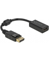 DeLOCK Adapter DisplayPort 1.1 male > HDMI female, passive (Kolor: CZARNY, 15cm) - nr 5