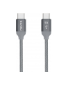 Nevox USB 2.0 cable, USB-C connector > USB-C connector (grey, 1 meter, PD, charging with up to 100 watts) - nr 6