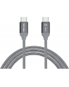 Nevox USB 2.0 cable, USB-C connector > USB-C connector (grey, 1 meter, PD, charging with up to 100 watts) - nr 8
