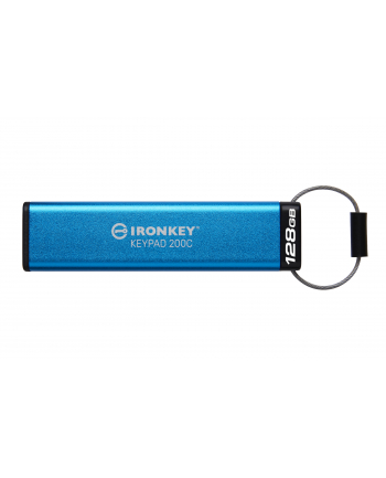 KINGSTON 128GB USB-C IronKey Keypad 200C FIPS 140-3 Lvl 3 Pending AES-256