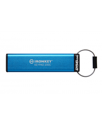 KINGSTON 256GB USB-C IronKey Keypad 200C FIPS 140-3 Lvl 3 Pending AES-256