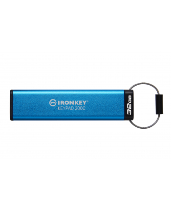 KINGSTON 32GB USB-C IronKey Keypad 200C FIPS 140-3 Lvl 3 Pending AES-256