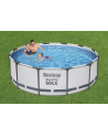 Bestway Steel Pro MAX pool set, O 366cm x 100cm, swimming pool (light grey, with filter pump) - nr 2