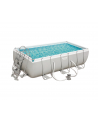 Bestway Power Steel Rectangular Frame Pool Set, 404cm x 201cm x 100cm, swimming pool (light grey, with filter pump) - nr 10