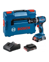 bosch powertools Bosch Cordless Impact Drill GSB 18V-45 Professional, 18V (blue/Kolor: CZARNY, 2x Li-Ion battery 2.0Ah, in L-BOXX) - nr 1