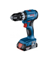 bosch powertools Bosch Cordless Impact Drill GSB 18V-45 Professional, 18V (blue/Kolor: CZARNY, 2x Li-Ion battery 2.0Ah, in L-BOXX) - nr 8