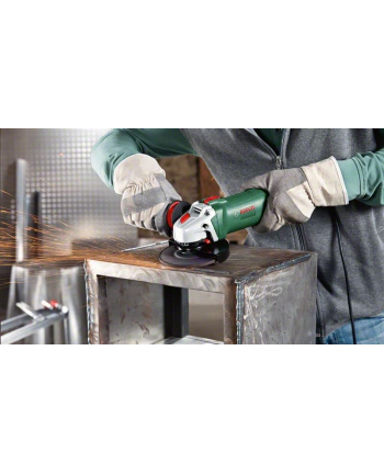 bosch powertools Bosch angle grinder PWS 850-125 + SystemBox (green/Kolor: CZARNY, 850 watts)