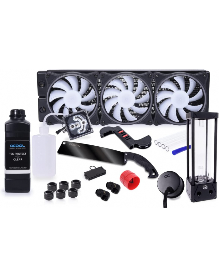 Alphacool Core Hurrican 360mm XT45 360mm, water cooling (Kolor: CZARNY/Kolor: BIAŁY) główny