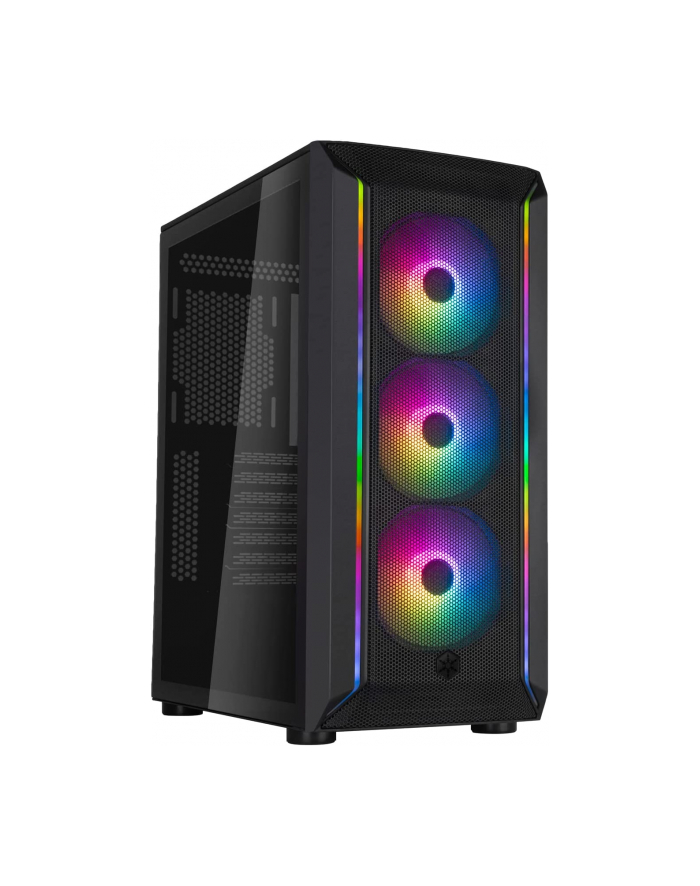 silverstone technology SilverStone SST-FA511Z-BG, tower case (Kolor: CZARNY, tempered glass) główny