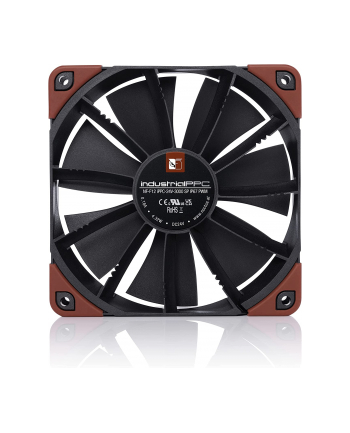 Noctua NF-F12 industrialPPC-24V-3000 SP IP67 PWM, case fan (Kolor: CZARNY, PWM connector)