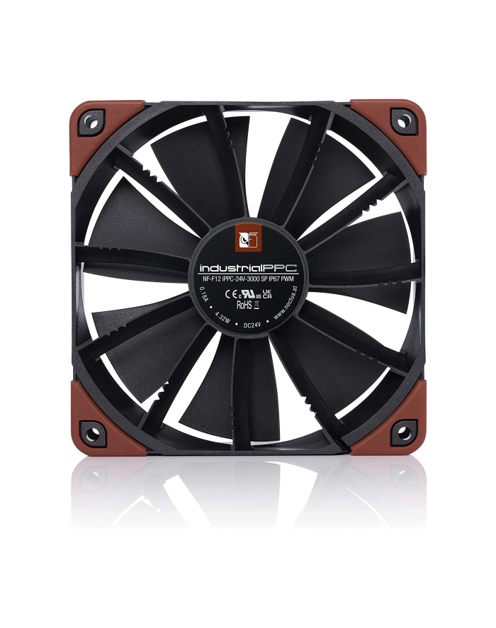 Noctua NF-F12 industrialPPC-24V-3000 SP IP67 PWM, case fan (Kolor: CZARNY, PWM connector) główny