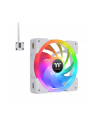 Thermaltake SWAFAN EX12 RGB PC Cooling Fan White TT Premium Edition, case fan (Kolor: BIAŁY, pack of 3, incl. controller) - nr 1