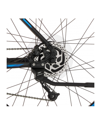 fischer die fahrradmarke FISCHER Bicycle Montis 2.1 (2023), Pedelec (Kolor: CZARNY/blue, 27.5 cm, 48 cm frame)