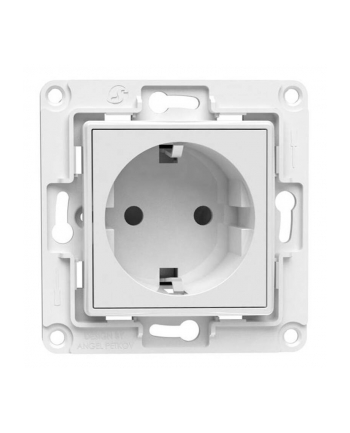 Shelly wall socket (wersja europejska) (Kolor: BIAŁY, flush-mounted)