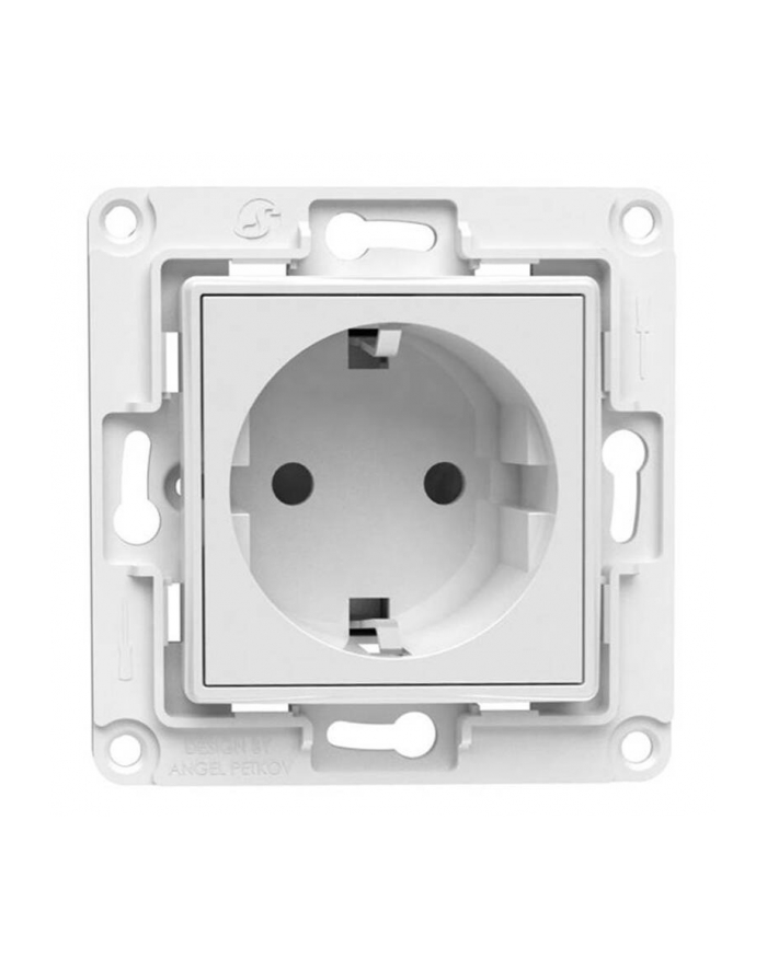 Shelly wall socket (wersja europejska) (Kolor: BIAŁY, flush-mounted) główny