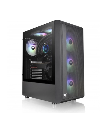 Thermaltake S200 TG ARGB, tower housing (Kolor: CZARNY, tempered glass) nr 1