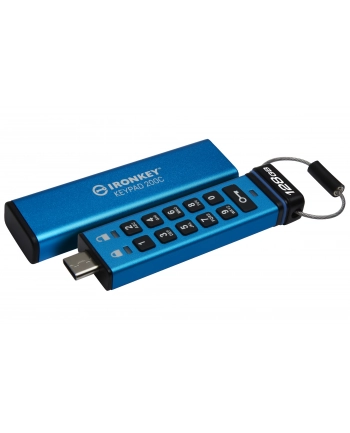 KINGSTON 128GB USB-C IronKey Keypad 200C FIPS 140-3 Lvl 3 Pending AES-256 nr 2