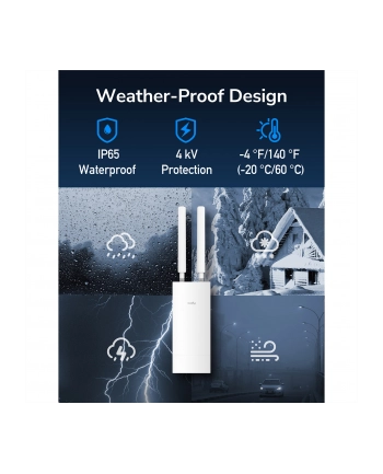cudy Router LT500 Outdoor 4G LTE SIM AC1200