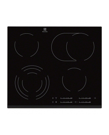 Płyta ceramiczna Electrolux EHF6547FXK (4 pola grzejne; kolor czarny)