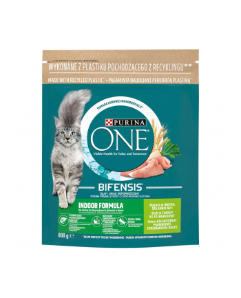 purina nestle Purina ONE INDOOR Bogata w Indyka i Pełne Ziarna 800g