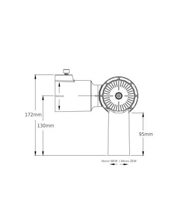 Wysięgnik V-TAC SKU3668 VT-8019