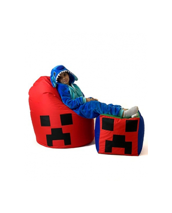 go gift Pufa worek sako MINECRAFT czerwony XXL 110x90