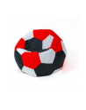 go gift Pufa worek sako PIŁKA biały-czarny-czerwony XL 120 - nr 2