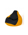 go gift Pufa worek sako GRUSZA żółty-czarny L 105x80 - nr 1