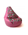 go gift Pufa worek sako GRUSZA DRUK różowy-bajkowy L 105x80 - nr 1