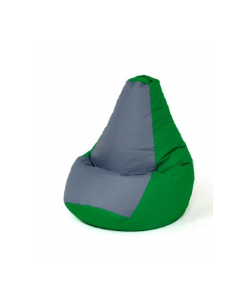 go gift Pufa worek sako GRUSZA zielony-szary XL 130x90