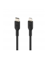 BELKIN KABEL LIGHTNING TO USB-C, 1M, OPLOT, CZARNY - nr 2
