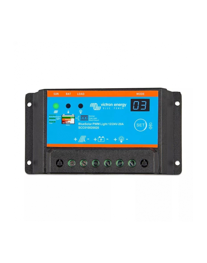 Victron Energy Regulator PWM DUO LCD'amp;USB 12/24V-20A główny