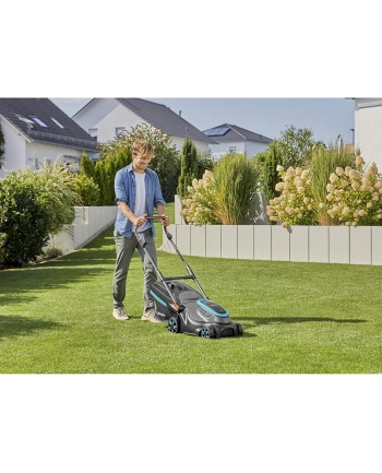 GARD-ENA Cordless Lawnmower PowerMax 37/36V P4A Ready-To-Use Set, 36V (2x18V) (Kolor: CZARNY/grey, 2x Li-Ion battery 4.0Ah, POWER FOR ALL ALLIANCE) nr 2