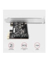 axagon PCES-SJ2 Kontroler PCIe 2x wewnętrzny port SATA 6G, chipset JMB582 SP ' LP - nr 34