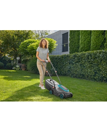 GARD-ENA Cordless Lawnmower PowerMax 32/18V P4A Ready-To-Use Set, 18V (Kolor: CZARNY/grey, Li-Ion battery 4.0Ah, POWER FOR ALL ALLIANCE) nr 2