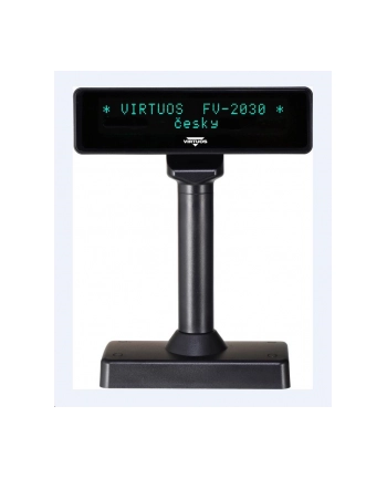 Wyświetlacz Klienta Virtuos Vfd Virtuos Fv 2030B 2X20 9Mm Seryjny Czarny nr 2