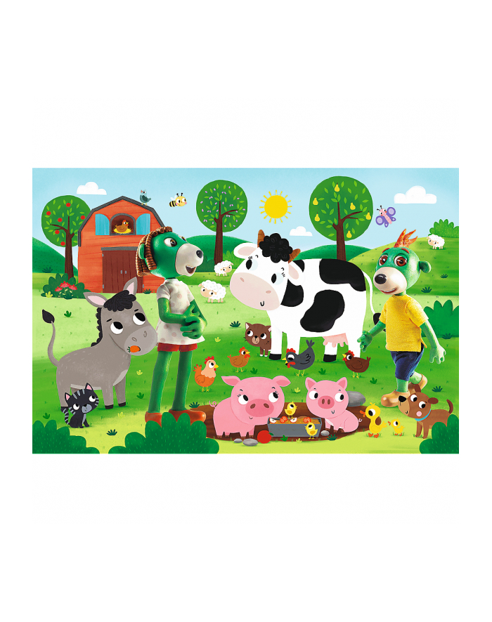 Puzzle 24 Maxi Trefliki na wsi / KAZASTUDIO SA Rodzina Treflików 14361  Trefl główny