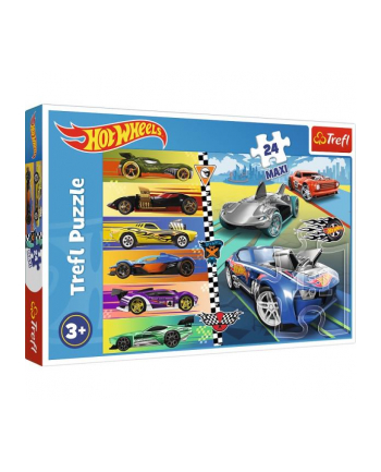 Puzzle 24 Maxi Hot Wheels / Mattel Hot Wheels 14362 Trefl nr 1