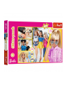 Puzzle 100 Glitter brokatowe Barbie / Mattel Barbie Trefl - nr 2