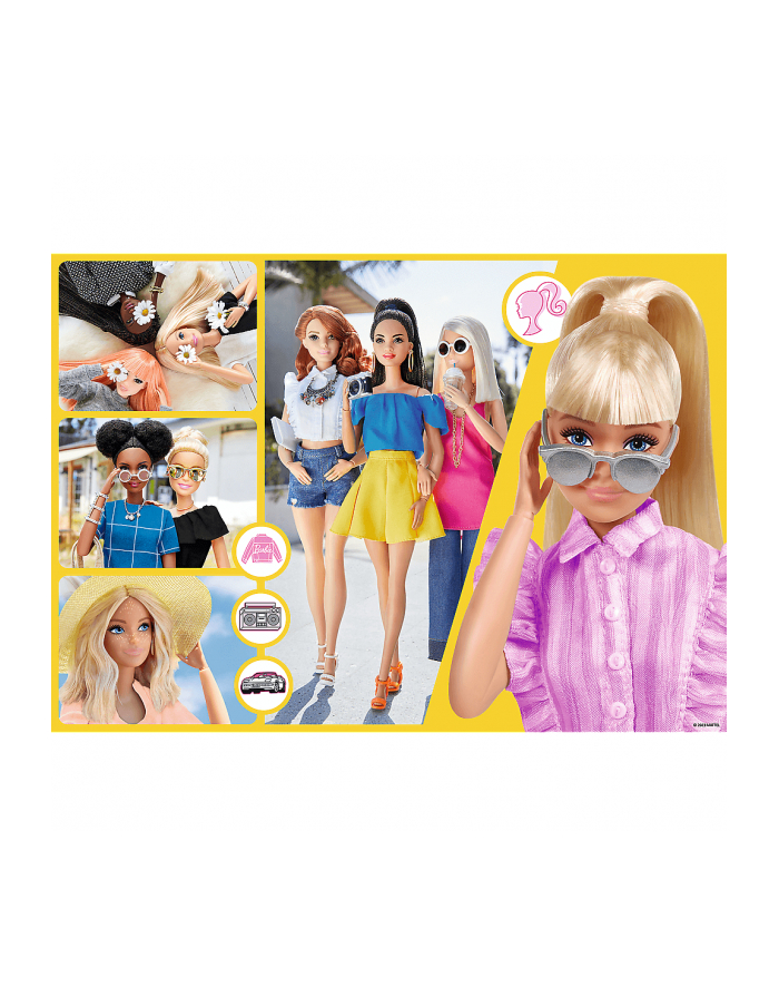 Puzzle 100 Glitter brokatowe Barbie / Mattel Barbie Trefl główny