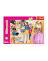 Puzzle 100 Glitter brokatowe Barbie / Mattel Barbie Trefl - nr 4
