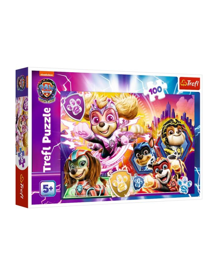 Puzzle 100el Poznaj Mighty Pups / PAW PATROL: The Mighty movie 2023 16460 Trefl główny