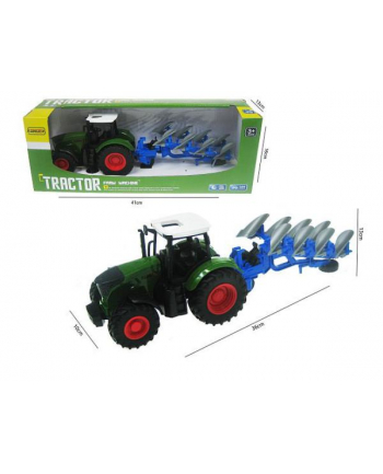 hipo Traktor z przyczepą 38cm 9958