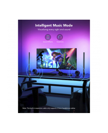 Govee H6047 Gaming Light Bars  Lampy LED  RGBIC, Wi-Fi, Alexa, Google Assistant