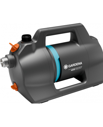 GARD-ENA Garden Pump 4200 Silent (dark grey/turquoise, 600 Watt, model 2023)