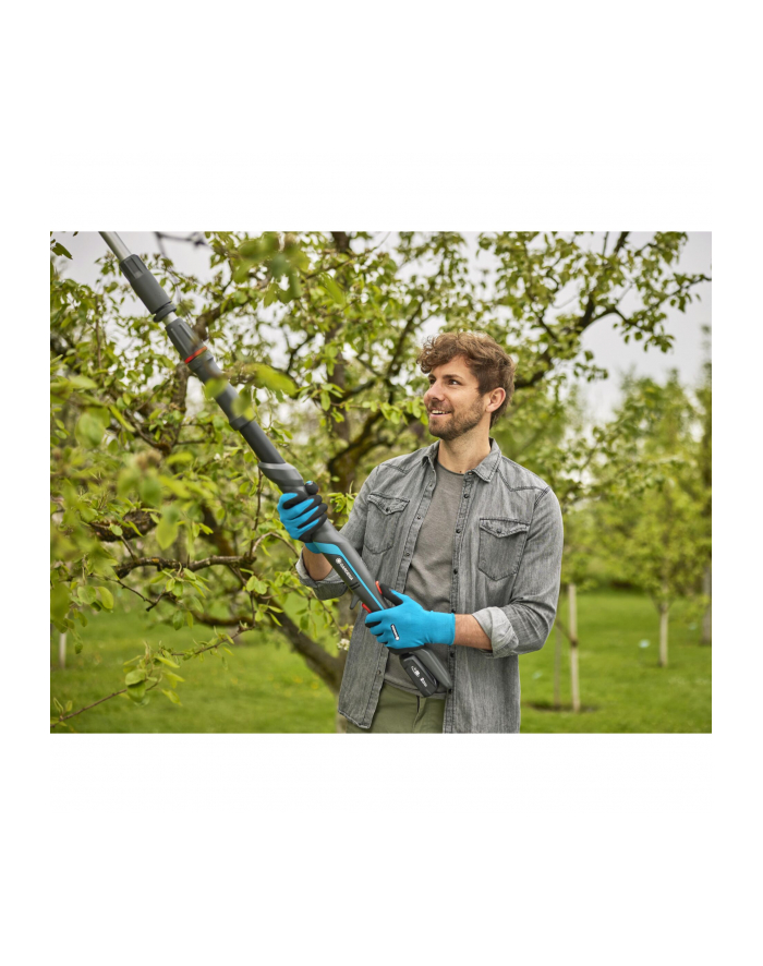 GARD-ENA Cordless Telescopic Pruning Shears HighCut 250/18V P4A solo, 18V (dark grey/turquoise, without battery and charger, POWER FOR ALL ALLIANCE) główny