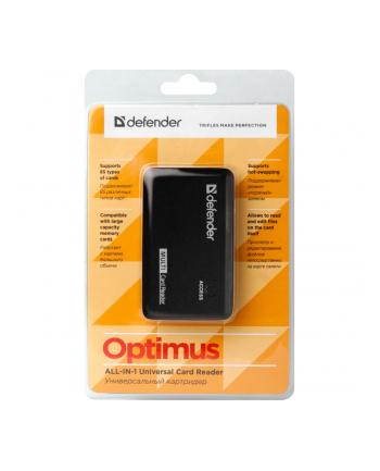 defender Czytnik kart pamięci Optimus USB 2.0 All in One Do 5GB/S